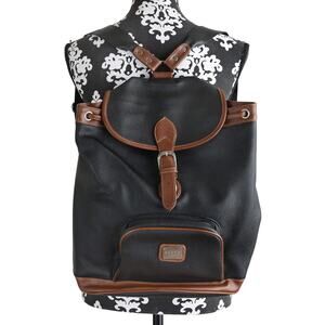 VTG Bogy's Paris Leather Backpack Roberto Design By Horst J Weber